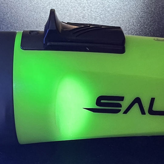 Salvimar Diving Safety Light Rechargeable LED with Brightness 1500lm for Maximum Depth 100m Galactika