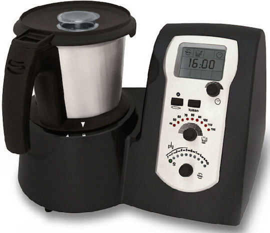 Sirman My Cook Gewerbliches Mixer 0.8kW Heißmixer Schwarze mit Gewicht des Behälters 2lt 36x30x29cm