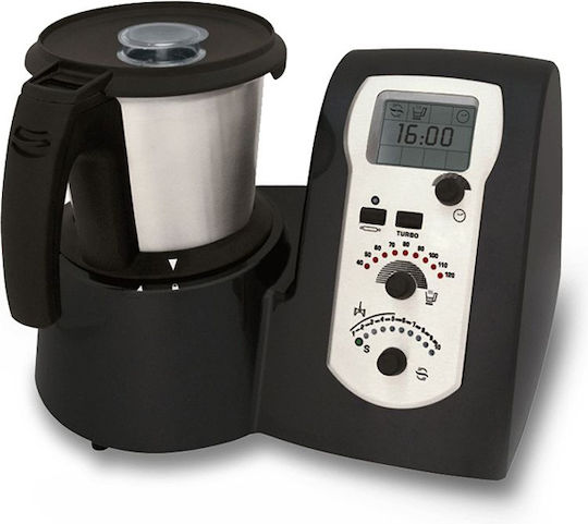 Sirman My Cook Gewerbliches Mixer 0.8kW Heißmixer Schwarze mit Gewicht des Behälters 2lt 36x30x29cm