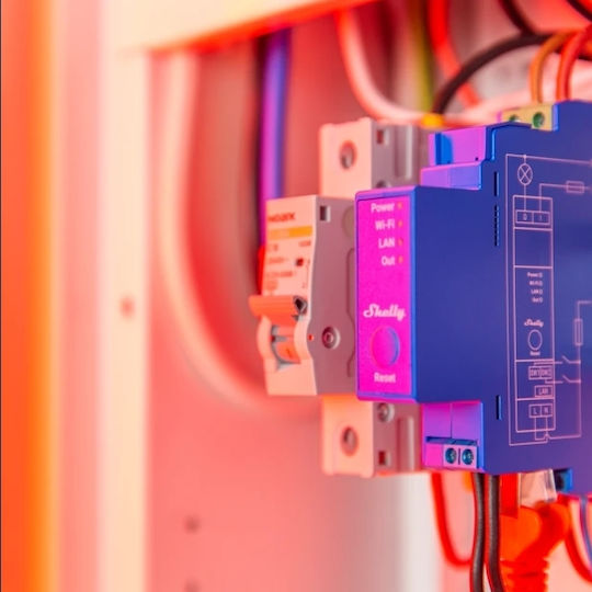 Shelly Pro1 Phase Relays Strom 16A with Voltage 230V