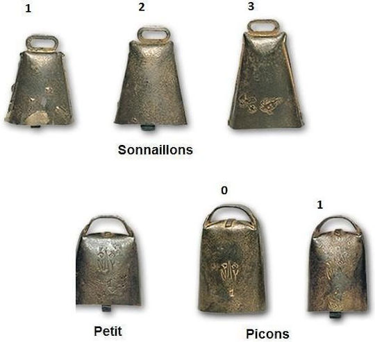 Daban Daban Sonnaillons Bell за куче със Звук Златист