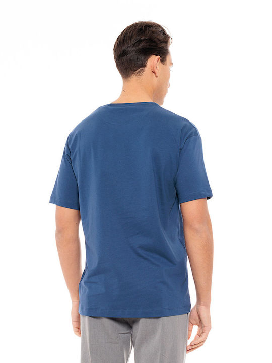 Biston Men's Short Sleeve T-shirt Blue