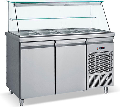 Bambas Frost Maintenance Showcase Floor with Capacity 7x1/1 GN 239x70x130cm SMGN 239