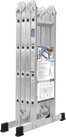 Vesta Multipurpose Ladder 4x4 with Maximum Height 4.62m
