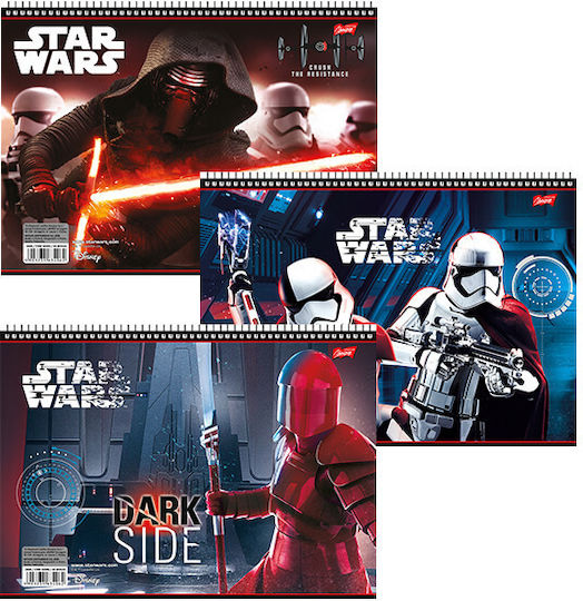 Salko Paper Μπλοκ Ζωγραφικής Star Wars A4 21x29.7cm 40 Φύλλα (Διάφορα Σχέδια)