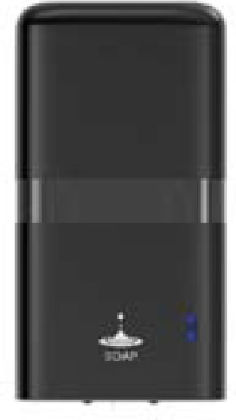 Delta Cleaning Automatic Commercial Cream Soap Dispenser 600ml Black