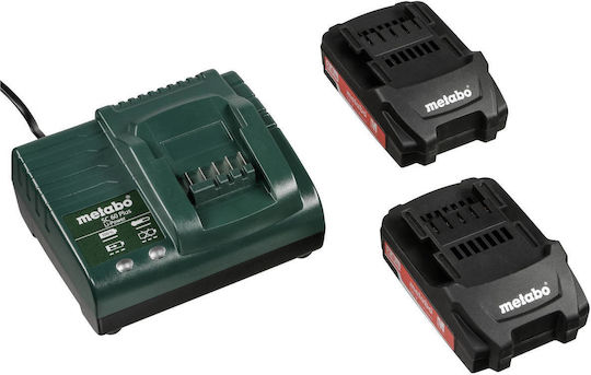 Metabo BS 18L Δραπανοκατσάβιδο Μπαταρίας 18V 2x2Ah