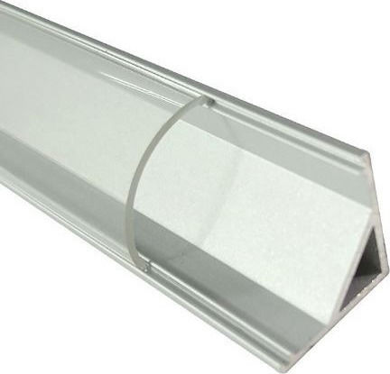 Fos me Corner LED Strip Accessory Transparent for Aluminum Profile Corner 15.8x15.8mm 24-00132