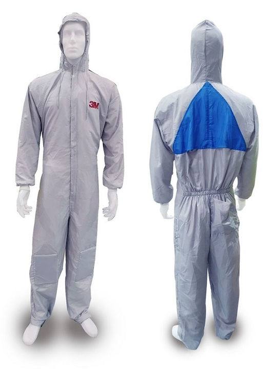 3M Work Coveralls Full Body Gray Multipurpose
