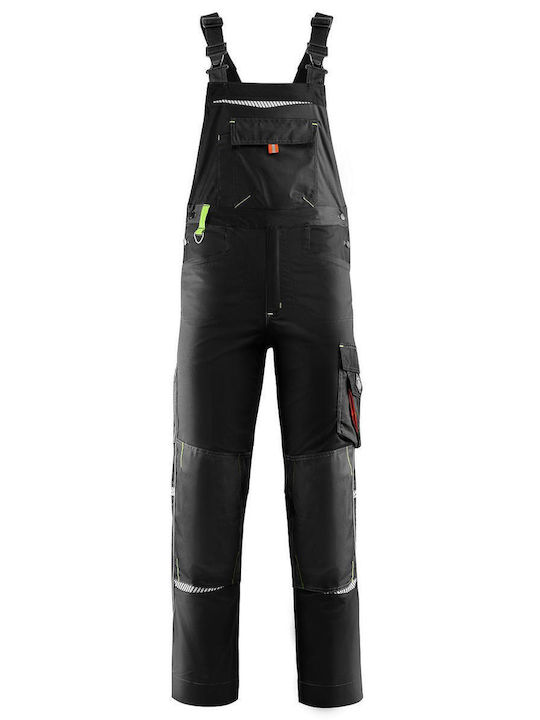 Stenso Prisma Work Coveralls Dungarees Black
