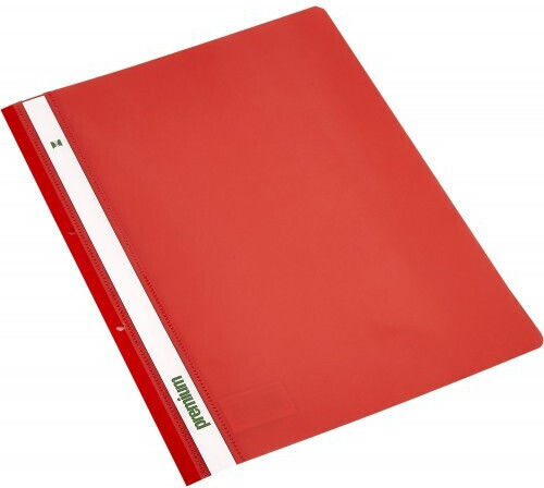A&G Paper Clipboard with Spring for Paper A4 Red Premium 1pcs