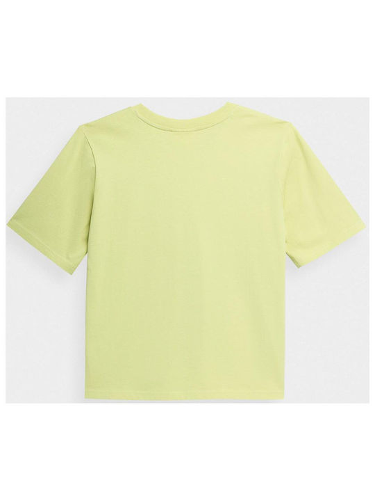 Outhorn Women's T-shirt with V Neckline Green