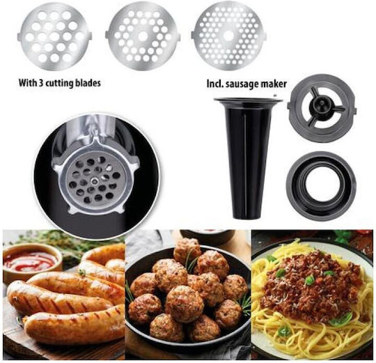 Alpina Appliances Alpina Μηχανή Άλεσης Κιμά 600W Μαύρη