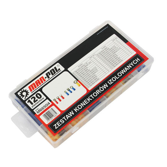 Mar-Pol Insulated Terminal Kit 120pcs M66504