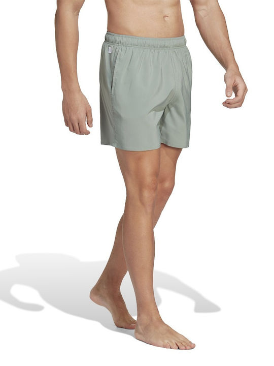 Solid Swim Men's Swimwear Shorts Khaki