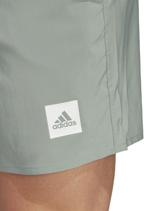 Solid Swim Men's Swimwear Shorts Khaki