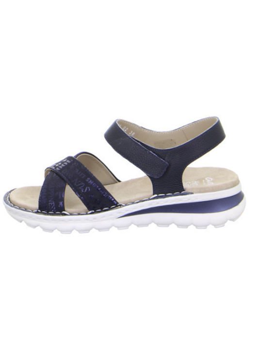 Ara 12-47221 Women's Leather Anatomic Anatomic Pediceps in Blue Color