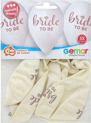 Μπαλόνια Premium Bride To Be, 13"/ 5 τεμ.