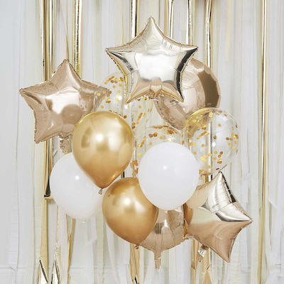 Metallic Gold Balloon set, 12 pcs.