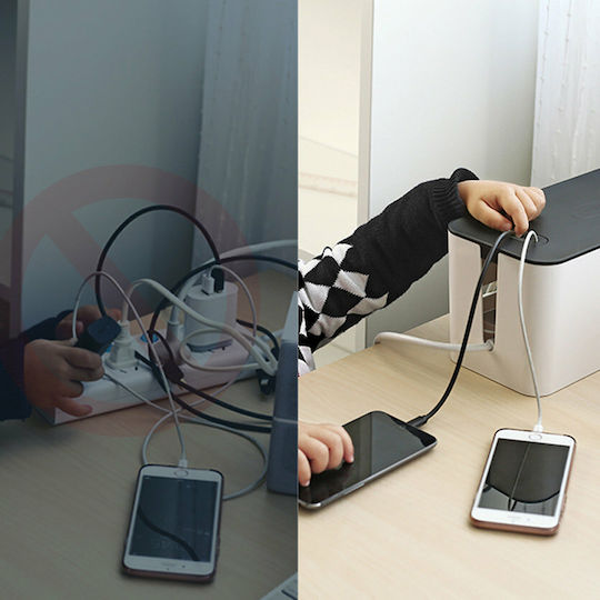 Ugreen LP110 Small Кабелна кутия Черен 1бр