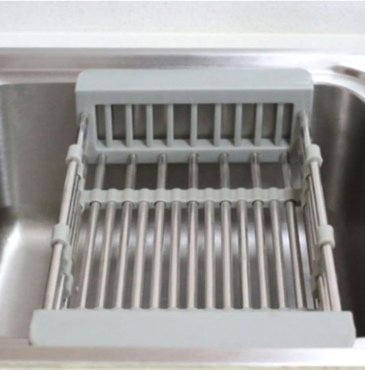 Factory Στραγγιστήρι Γούρνας Inox Γκρι 42x23x23cm