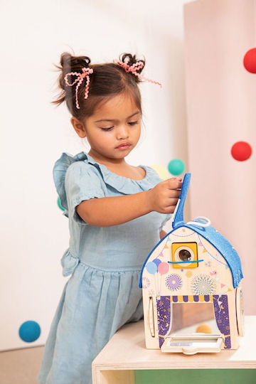 Lilliputiens Baby Toy Activity House made of Wood for 36++ Months