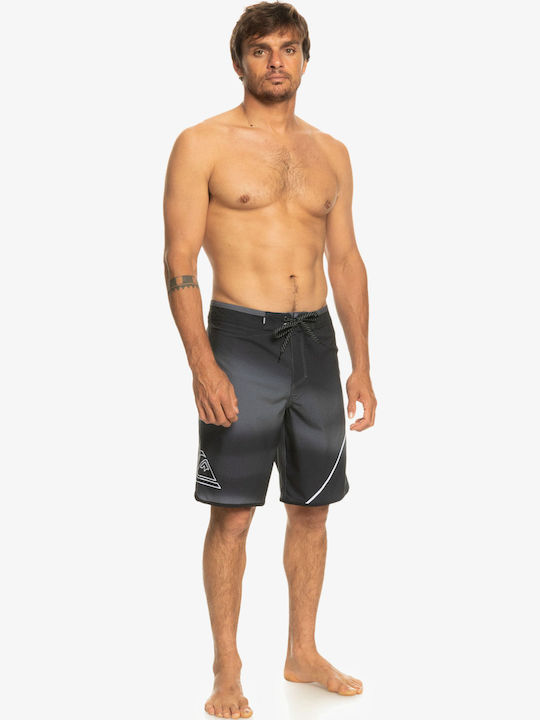 Surfsilk New Wave Men's Swimwear Shorts Black with Patterns