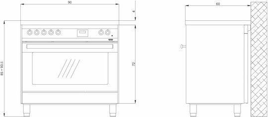 Lofra Commercial Restaurant Range