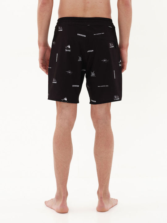Emerson Florida Herren Badehose Bermuda Schwarz