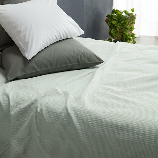 Vesta Home Κουβέρτα Ξενοδοχείου Υπέρδιπλη Πικέ Μπλε 230x250cm