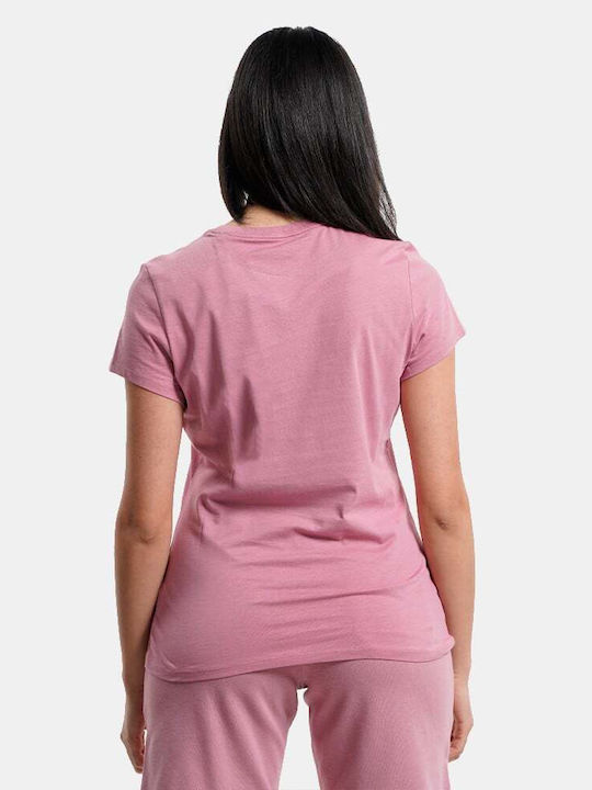 Be:Nation Γυναικείο Αθλητικό T-shirt Ροζ