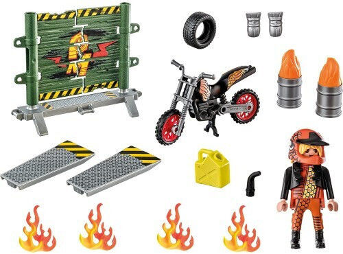 Playmobil Stunt Show Motocross Bike Stunts for 4-10 years old