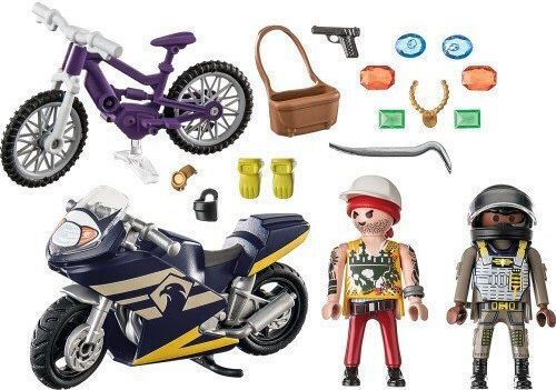 Playmobil Stadt Aktion Juwelendieb Verfolgung für 4-10 Jahre