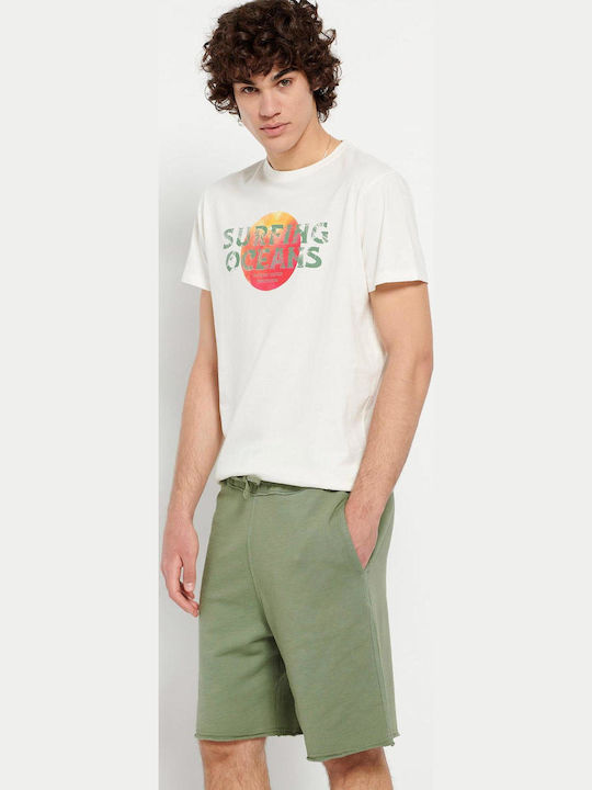 FBM007-06503 Sportliche Herrenshorts Khaki