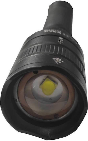 Flashlight LED IP65 with Maximum Brightness 2000lm Zoom Stile Power