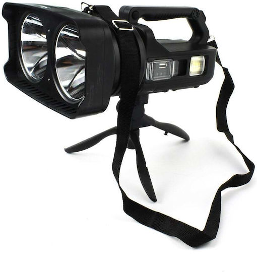 Andowl Handstrahler LED mit maximaler Helligkeit 15000lm Schwarz