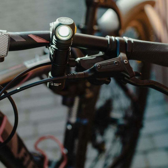 Armytek Pro Wiederaufladbar Stirnlampe LED IP68 mit maximaler Helligkeit 2500lm Wizard C2 Pro Schwarz