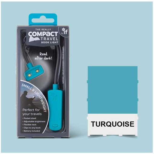 IF Really Compact Book Light LED with Clip Turquoise Turquoise