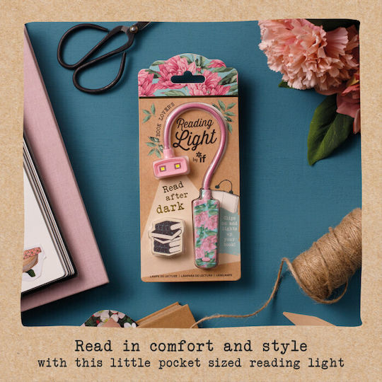 IF Book Light LED with Clip Pink