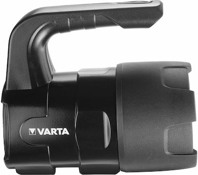 Varta Flashlight LED Waterproof IPX4 with Maximum Brightness 150lm Indestructible 3 Watt