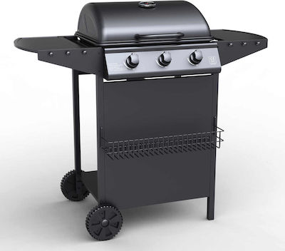 Campfire Gasgrill Grillrost 49cmx37cmcm mit 3 Brenner Brennern