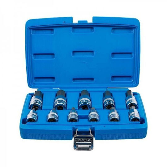 BGS Technic Битови ключове с Ален и Квадратно Гнездо 1/2'' Комплект 12бр