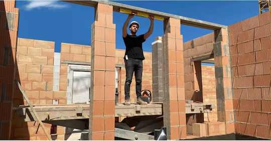 Stabila Αλφάδι Σιδερένιο 100εκ. με 3 Μάτια