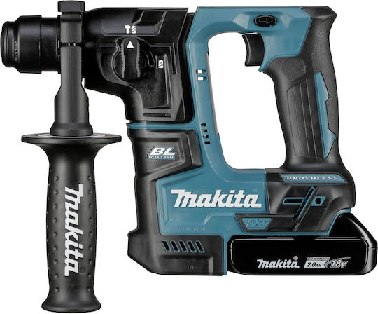 Makita Impact Demolitionist Battery 18V 2x2Ah with Chuck SDS Plus DHR171RAX3