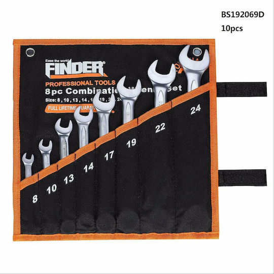 Finder German Polygon Set with Size from 8mm to 24mm 10pcs