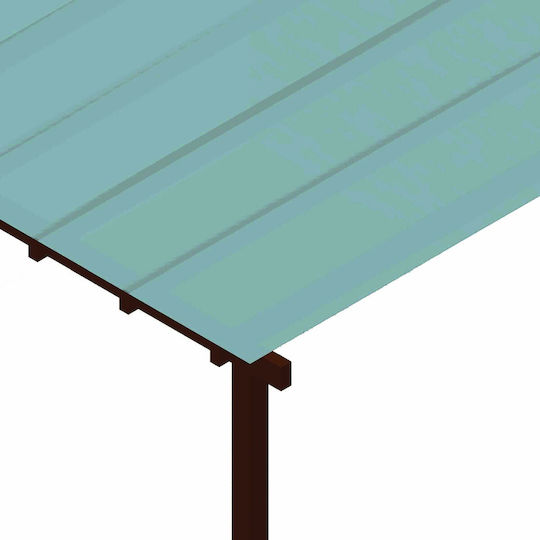 Πέργκολα Κήπου από Πλαστικό 400x400cm 10-31960