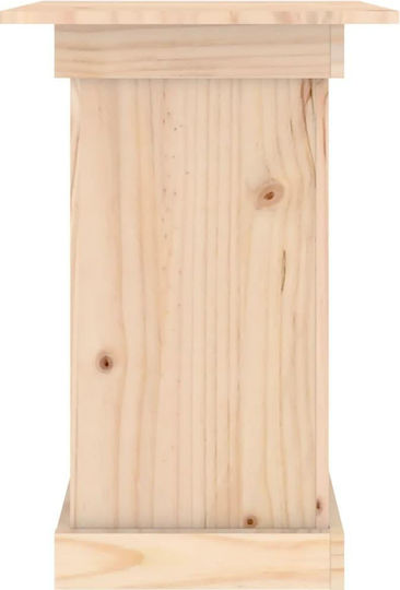vidaXL Pflanzenständer Holz Braun 40cmx40cmx60cmcm.