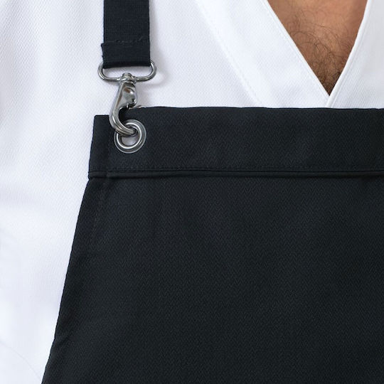 Le Nouveau Chef Apron Full Body Davos Black
