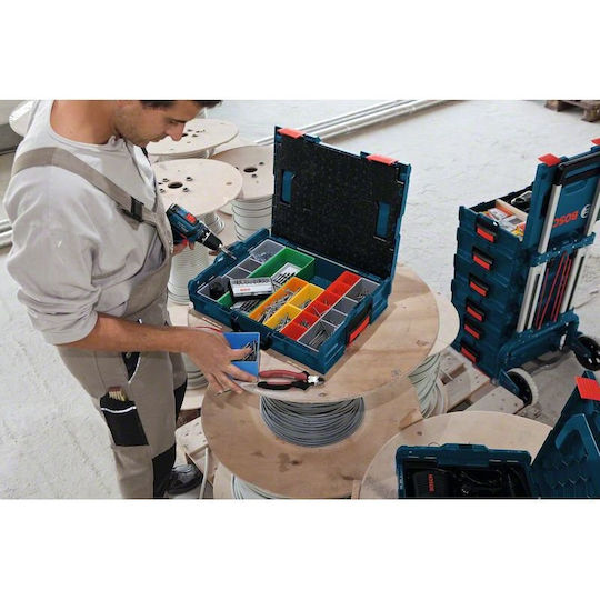 Bosch L-Boxx 102 Органайзер за инструменти 6 места с отстраняеми кутии Многоцветна 44.2x35.7x11.7см.
