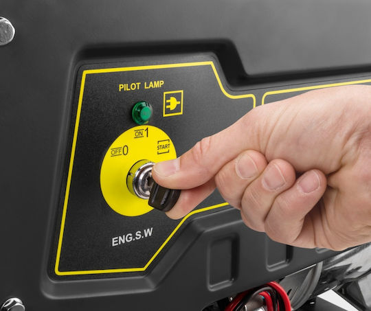Karcher PGG 6/1 Generators Benzin mit Kickstart, Rädern und maximaler Leistung 6.3kVA